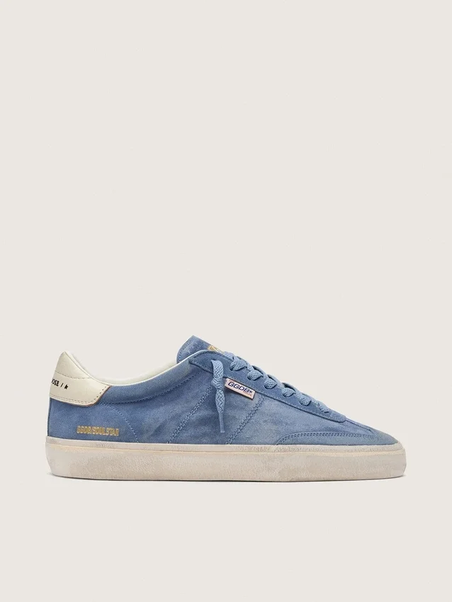 Men’s Soul Star in denim-blue suede