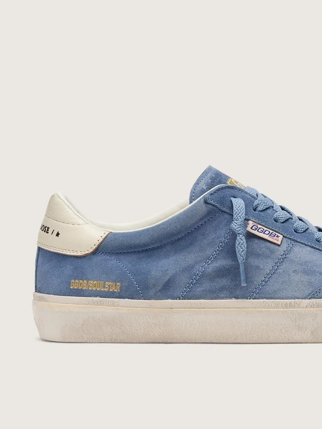 Men’s Soul Star in denim-blue suede