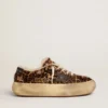 Men's Space-Star in animal print pony skin and shearling lining