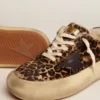Men's Space-Star in animal print pony skin and shearling lining