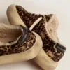 Men's Space-Star in animal print pony skin and shearling lining