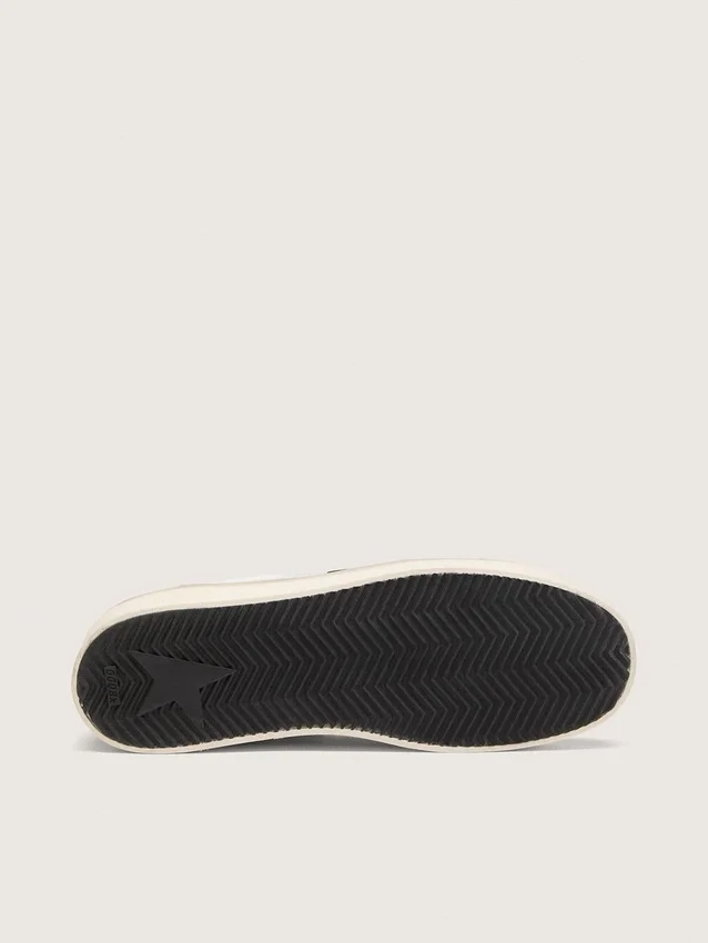 Men’s Stardan in beige suede with blue star