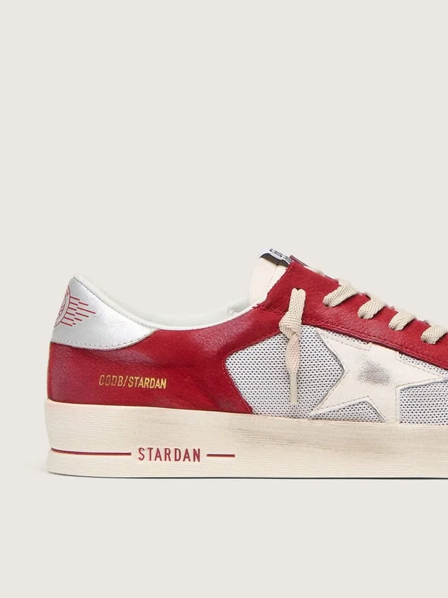 Men's Stardan in mesh and nubuck with nappa star and leather heel tab