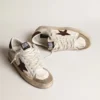 Men’s Stardan in nappa and pony skin with brown suede star