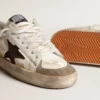 Men’s Stardan in nappa and pony skin with brown suede star