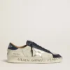 Men's Stardan in nubuck with metallic leather star and blue nappa heel tab