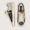 Men's Stardan in suede and leather with leather star and metallic heel tab