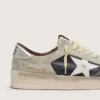 Men's Stardan in suede and leather with leather star and metallic heel tab