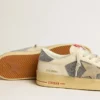 Men's Stardan in suede with sand star and Swarovski crystal inserts
