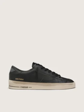 Men's Stardan in total black leather
