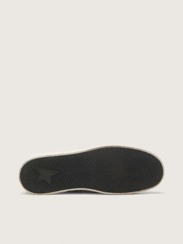 Men's Stardan in white and black leather