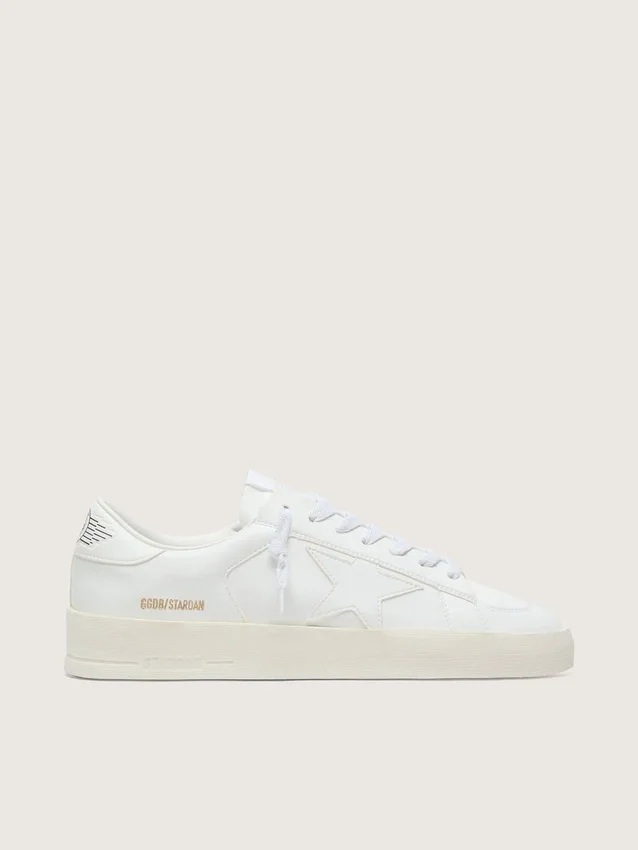 Men's Stardan in white leather