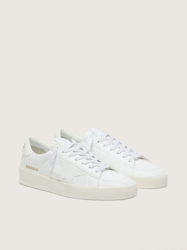 Men's Stardan in white leather