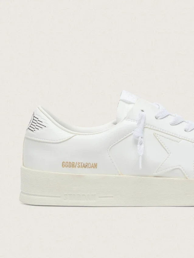 Men's Stardan in white leather