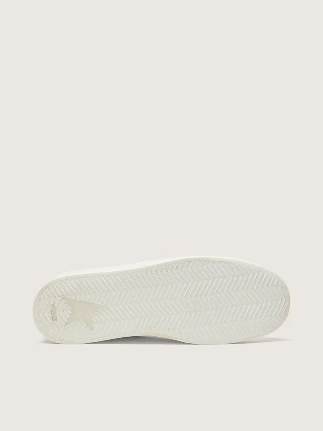 Men's Stardan in white leather
