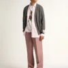 Men's Stardan in white mesh with black suede star