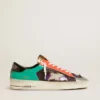 Men's Stardan LAB in patent leather and mesh with rubber star