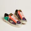 Men's Stardan LAB in patent leather and mesh with rubber star