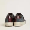 Men's Stardan LTD in anthracite nubuck and blue suede with metallic leather star