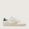 Men's Stardan with star in ice-gray suede and blu-navy heel tab