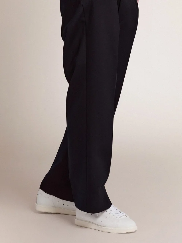 Men's Starter in leather with star on the heel tab