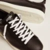 Men's Starter in leather with star printed on the heel tab