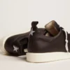 Men's Starter in leather with star printed on the heel tab