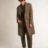 Men’s stonewashed-effect black jeans