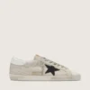 Men's Super-Star in leather with black star