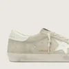 Men’s Super-Star in light gray suede with white leather star