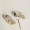 Men’s Super-Star in nappa with ice-gray suede star and black embroidery