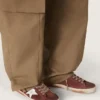 Men’s Super-Star in rust suede with metallic platinum leather star