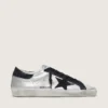 Men's Super-Star in silver leather