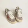 Men's Super-Star LTD in gray suede with red waxed suede star and heel tab