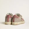 Men's Super-Star LTD in gray suede with red waxed suede star and heel tab