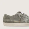 Men's Super-Star LTD in green perforated suede with matching suede star
