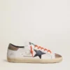 Men's Super-Star LTD in leather with black leather star and beige leather heel tab