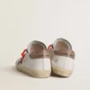 Men's Super-Star LTD in leather with black leather star and beige leather heel tab