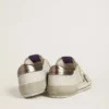 Men's Super-Star LTD in suede with brown leather star and metallic leather heel tab