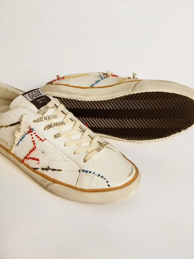 Men’s Super-Star LTD with perforated star and metallic leather heel tab