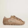 Men's Super-Star Ski in Dolmias and caramel suede with marble nubuck star and heel tab
