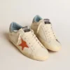 Men's Super-Star with crocodile-print star and silver-blue heel tab