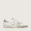 Men's Super-Star with gold sparkle foxing and lettering