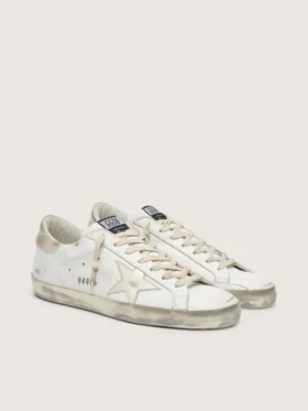 Men’s Super-Star with gold sparkle foxing and lettering