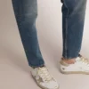 Men's Super-Star with gold sparkle foxing and lettering