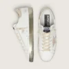 Men's Super-Star with gold sparkle foxing and lettering