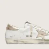 Men's Super-Star with gold sparkle foxing and lettering