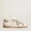 Men’s Super-Star with gray suede star and heel tab
