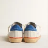Men’s Super-Star with perforated star and blue suede heel tab