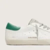 Men’s Super-Star with perforated star and green heel tab